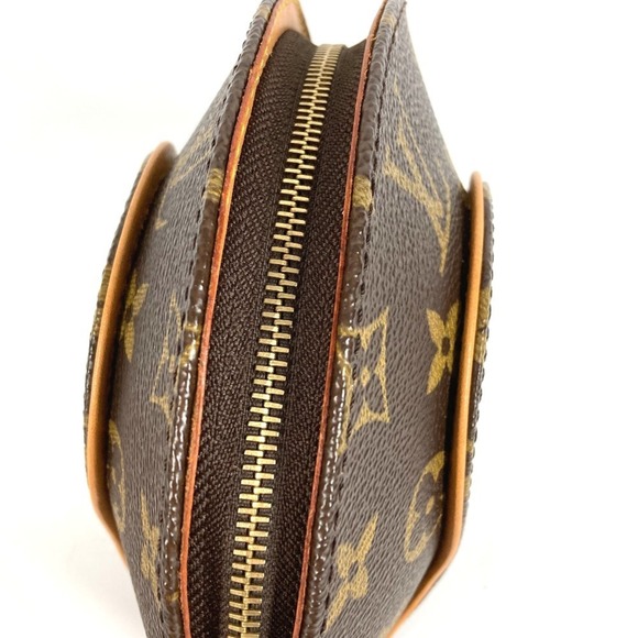 LOUIS VUITTON Authentic Brown Monogram Canvas Ellipse Shoulder Bag - Picture 3 of 10